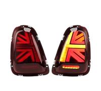 Compatibile Con Mini Per Cooper R56 R57 2007-2014 Union Jack Style Brake Reverse Tun Lampade Di Segnalazione Fanali Posteriori Per Auto Assemblaggio luci posteriori(Red Lens)
