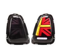 Compatibile Con Mini Per Cooper R58 R59 2007-2014 Union Jack Style Brake Reverse Tun Lampade Segnalazione Fanali Posteriori Per Auto Parti Di Montaggio luci posteriori(Smoked Lens)