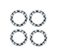 Compatibile Con Mini Per Cooper S Per JCW Per Countryman R60 4 Pezzi Accessori Interni Auto Maniglia Della Portiera Anello Di Copertura Decorazione Modifica Dell'auto(3)