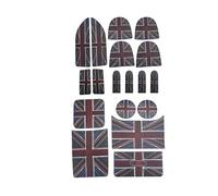 Compatibile Con Mini Per Countryman U25 2024 2025 Tappetino Antiscivolo Scanalature Delle Portiere Cuscino Tazze Accessori Interni Auto Decorazione dell'auto(Color B18)