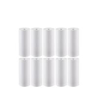 Compatibile con mini stampante termica for ricevute da 80 mm, rotoli di carta termica bianca, confezione da 3/6/10 rotoli(10Rolls Paper)