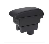 Compatibile Con Mitsubishi Attrage/Mirage/Space Star/MLTSUBLSHI MLRAGE/Dodge/Attitude Bracciolo Box Auto(B1 Black red 3USB)