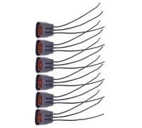 Compatibile Con Mitsubishi Per Outlander 2.4L L4 2004 2005 2006 Bobina Accensione A 3 Vie Spina Connettore Femmina Cablaggio 18323A016 MR994642 Spina Del Cablaggio Della(6PCS)