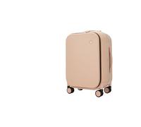 Compatibile Con Mixi Valigia Con Telaio In Alluminio Bagaglio A Mano Con Rotelle Beautiful Boarding Cabin 18 20 24 Pollici M9260(Cornel Pink,20Inches 500mm)