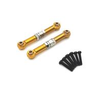 Compatibile Con MJX 14209 14210 1/14 Auto Telecomandata Parti Di Aggiornamento Accessori Di Ricambio Collegamenti Della Barra Dello Sterzo Anteriore In Metallo RC Accessori(Yellow)