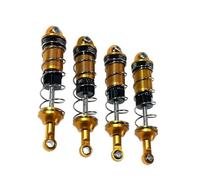 Compatibile Con MJX 16207 16208 16209 16210 H16 H16BM 1/16 RC Auto Aggiornamenti Parti 4 Pezzi In Lega Di Alluminio Anteriore Posteriore Ammortizzatore Ad Olio RC Auto Ammortizzatori