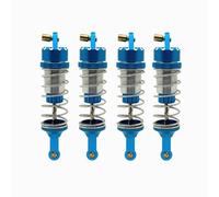 Compatibile Con MJX 7303 7304 1/7 RC Auto Aggiornamento Parti Di Modifica Accessori In Metallo Anteriore Ammortizzatori Posteriori Aria Polmone Pressione Olio Accessori aggiornamento RC(Blue)