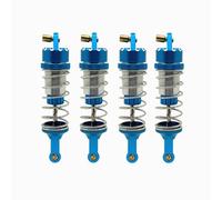 Compatibile Con MJX 7303 7304 1/7 RC Auto Parti Upgrade Ammortizzatori Anteriori E Posteriori Metallici Con Componenti A Pressione Olio E Aria RC Parti Auto(Blue)