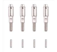 Compatibile Con MJX H12Y H12P 1/12 Telecomando Per Auto Parti Di Aggiornamento Accessori Per La Modifica Kit Perno Ruota Anteriore In Metallo Posteriore RC Parti Auto