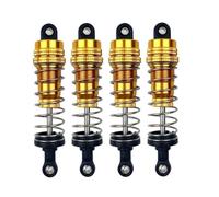 Compatibile Con MJX H16 16207 16208 16209 16210 1/16 RC Auto Aggiornamenti Parti 4 Pezzi Ammortizzatore Ad Olio Anteriore E Posteriore In Metallo Ammortizzatore RC Auto Ammortizzatori