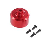 Compatibile Con MJX Per HYPER GO 10208 1/10 Parti Di Aggiornamento Per Auto Telecomando Accessori In Metallo Cambio Differenziale Alloggiamento Del RC Parti Auto(Red)