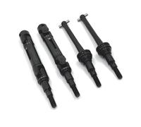 Compatibile Con MJX Per Hyper Go 14209 14210 1/14 RC Auto Parti Upgrade 4pcs Albero Di Trasmissione Anteriore E Posteriore Metallo CVD Albero Motore RC Parti Auto(Black)