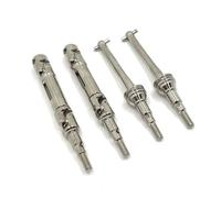 Compatibile Con MJX Per Hyper Go 14209 14210 1/14 RC Auto Parti Upgrade 4pcs Albero Di Trasmissione Anteriore E Posteriore Metallo CVD Albero Motore RC Parti Auto(Silver)