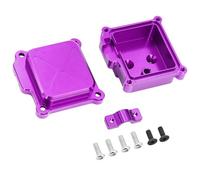 Compatibile Con MJX Per Hyper Go 14210 14209 RC Car Upgrade Accessori Parti Ripiano Centrale In Metallo Scatola Ricevitore Copertura Protettiva Modelli Accessori(Purple)