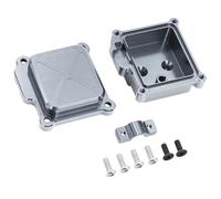 Compatibile Con MJX Per Hyper Go 14210 14209 RC Car Upgrade Accessori Parti Ripiano Centrale In Metallo Scatola Ricevitore Copertura Protettiva Modelli Accessori(Gray)