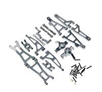 Compatibile Con MJX Per Hyper Go 16207 16208 16209 H16 1/16 RC Ricambi Per Auto Bracci Inferiori Anteriori In Metallo Kit Di Collegamento Sterzo RC Modelli Pezzi