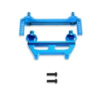 Compatibile Con MJX Per Hyper Go 16208 16209 H16 H16BM 1/16 Auto Radiocomandata Upgrade Parti Metallo Pilastri Scocca Anteriore Posteriore RC Parti Auto(Blue)
