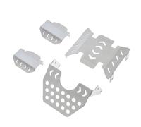Compatibile Con MJX Per Hyper Go H8P 1/8 RC Parti Di Automobili Acciaio Inossidabile Per Piastra Paramotore Del Telaio Protezione Della Protezione Inferiore In Metallo Resistente RC Parti Auto