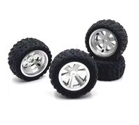 Compatibile Con MJX Per WLtoys Per RIaarIo Per SCY Per JJRC 1/12 1/14 1/16 1/18 RC Car Upgrade Parts Mozzo Ruota Pneumatici Con Morsetto In Metallo Parti RC
