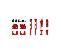Compatibile Con MN MN82T LC79 MN82S MN82Pro Per MN82 1/10 RC Auto Parti Upgrade Ammortizzatore Posteriore A Stelo Metallo RC Parti Auto(Red)
