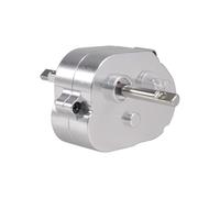 Compatibile Con MN Per MN82 LC79 Per MN78 Per MN168 1/12 RC Auto Parti Di Camion Accessori Metallo Onda Media Scatola Ingranaggi Coperchio Assemblaggio Accessori aggiornamento RC(Silver)