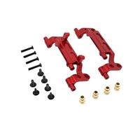 Compatibile Con MN Per Serbatoio 300 Per MN78 Per MN168 1/12 RC Parti Di Aggiornamento Per Auto Supporti Di Collegamento In Alluminio E Supporto Per Servo RC Parti Auto(Red)