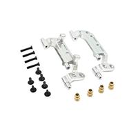 Compatibile Con MN Per Serbatoio 300 Per MN78 Per MN168 1/12 RC Parti Di Aggiornamento Per Auto Supporti Di Collegamento In Alluminio E Supporto Per Servo RC Parti Auto(Silver)