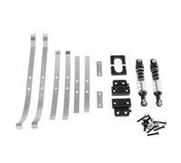 Compatibile Con MN82 LC79 1/12 RC Parti Di Automobili In Metallo Asse Posteriore Ammortizzatore Per Molle A Balestra E Fisso Per Sedile Staffa Montaggio Set RC Parti Auto(Black)