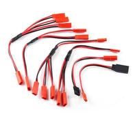 Compatibile Con Modelli RC Aerei Per Auto 6 Pezzi/set 1to1 1to2 1to3 JST Maschio A Femmina Cavi Esterni Per Batteria RC Parti Auto
