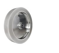 Compatibile con mola CBN da 200 mm, foro 8 pollici, larghezza 1,5, 5/8 for affilare utensili for tornitura di legno in acciaio, angolo retto/arrotondato(8 1.5-1000grit)