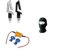 COMPATIBILE CON MOTO GUZZI CALIFORNIA 1100 STONE METAL 1 COPPIA DI FRECCE A LED 12V PER MOTO+2 RESISTENZE 6 OHM 25W PER INTERMITTENZA FRECCIA KIT LAMPA OMOLOGATO