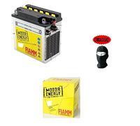 COMPATIBILE CON MOTO MORINI Sport bicil. 350 dal 1980 in poi 0000 BATTERIA GIA' PRONTA ALL'USO FIAMM 12N9-3B FB TECHNOLOGY BATTERIE 9AH AMP 12V PER MOTO SCOOTER COMPLETA 35X75X139MM