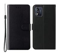 Compatibile con MOTOROLA MOTO E13 4G XT2345 Custodia COVER stand flip LIBRO gel PORTAFOGLIO Protezione display magnetica eco pelle porta carte vano card (case Nero)