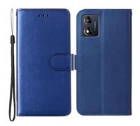 Compatibile con MOTOROLA MOTO E13 4G XT2345 Custodia COVER stand flip LIBRO gel PORTAFOGLIO Protezione display magnetica eco pelle porta carte vano card (case Blu)