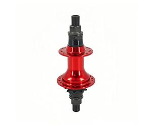 Compatibile con mozzo Anteriore e Posteriore BMX in Lega, 36H 6 nottolini 120 clic, 5 Cuscinetti Driver Sinistro e Destro(One Rear Red hub)