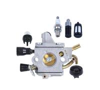 Compatibile con MS194 MS194T MS194TC MS194TCE Kit carburatore for motosega con filtro e candela 11371201604 11371200621