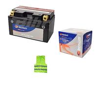 COMPATIBILE CON MV AGUSTA Brutale R 910 per anno 2006 al 2011 BATTERIA YTZ10S-BS TECNIUM BTZ10S-BS BATTERIE 8,6 AMPERE 12 VOLT GIÀ PRONTA E CARICA 150X87X93MM