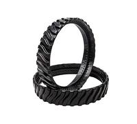 Compatibile con MX8 Mx6 Pool Cleaner Wheel Track Pool Vacuum Parts Cleaners Rubber Tire Track Ricambio 2X Tracce Pneumatici per Attrezzature Pulitori Nuoto Sostituzione Pneumatici Pulitori Ruote Heavy
