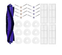 Compatibile con Narwal Freo Versatile Self Mop Clean Robot J3 Roller spazzole laterali a forma di V panni straccio filtro Hepa accessorio pezzo di ricambio (colore: set W)
