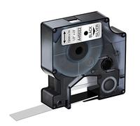 Compatibile con nastro adesivo DYMO D1 45022 S0720620 nero su argento, 12 mm x 7 m, uso per LabelManager 100 120P 150 160 200 210D, LabelWriter LW 400 450 Duo, confezione da 1