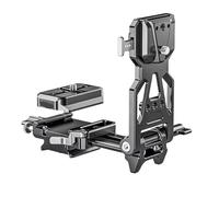 Compatibile con NEEWER, piastra batteria pieghevole con attacco a V con piastra base Arca for gimbal e treppiede RS3 RS4
