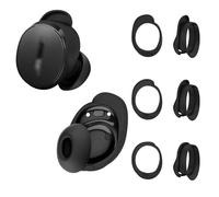 Compatibile con New Bose QuietComfort Earbuds - 3 paia di tappi per le orecchie di ricambio in silicone, impermeabili e antiscivolo, taglie S/M/L (nero)