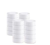 Compatibile con Niimbot D110 D11 D101 20 rotoli di carta termica for etichette, bianca impermeabile autoadesiva for mini stampanti portatili(30Rolls 1550)