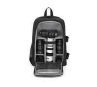 Compatibile con Nikon, custodia for zaino for fotocamera impermeabile | Custodia for obiettivo multifunzionale, custodia for riprese DSLR all'aperto(Grey big)