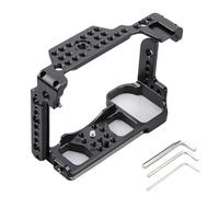 Compatibile con Nikon Z5/Z6/Z7/Z6II/Z7II - Gabbia for fotocamera in lega di alluminio con slitta a contatto freddo, viti da 1/4" e 3/8"