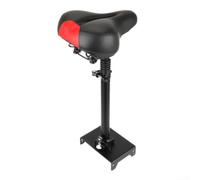 Compatibile con Ninebot G30 Max Scooter elettrico pieghevole ammortizzante cuscino con schiuma ad alta elasticità e facile installazione senza trapano, nero (cuscino grande nero)
