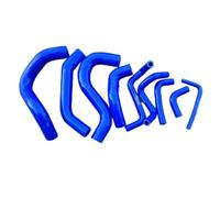 Compatibile con Nissan per Patrol Y60 GQ RD28T 2.8L per Turbo 1994 1995 1996 1997 Auto Tubo Radiatore in Silicone Radiatore Liquido Raffreddamento Tubo dell'Acqua Tubo Tubi Flessibili radiatore(Blue)
