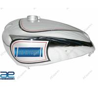 Compatibile Con Norton 16H ES2 Serbatoio Gasolio Argento E Cromo Verniciato