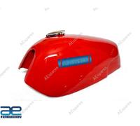 Compatibile Con Norton Commando 750 Fastback Rosso Serbatoio Ganci Mk5 + Cap Aes