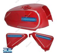 Compatibile Con Norton Commando Roadster 850 Rosso Benzina Tank Con Laterale Aes